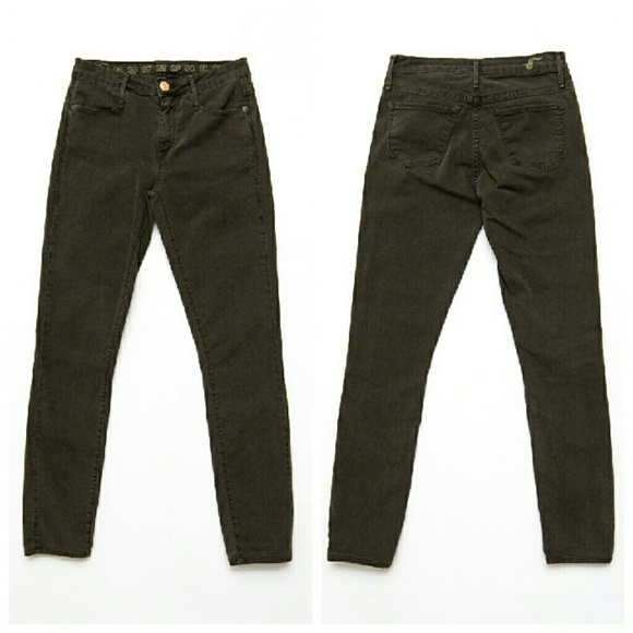 Earnest Sewn Dark Gray Skinny Jeans