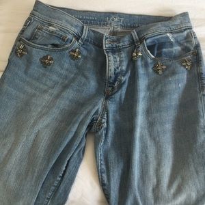 Ann Taylor relaxed boyfriend skinny jeans sz 26/2