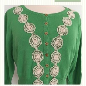 RARE/•Anthropologie "Low Tide"Cardigan•