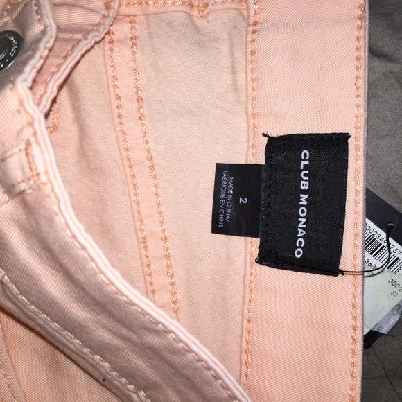 Club Monaco sonica Peach ombré skinny jeans - Picture 3 of 4