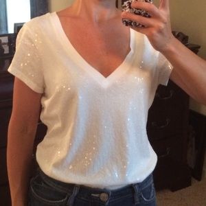 Glam sequined t-shirt
