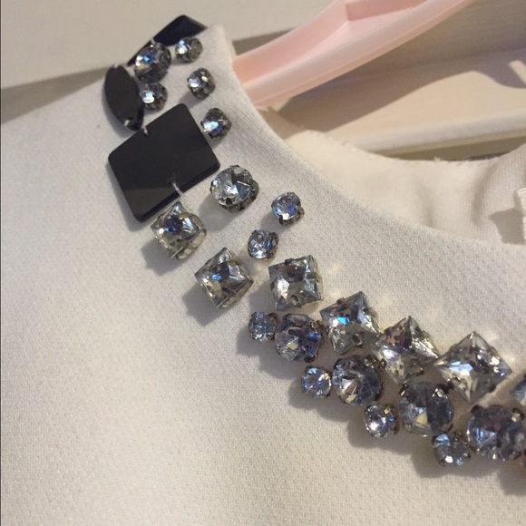 Karlie white jeweled peplum - Picture 2 of 3