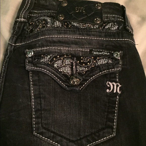 Black Miss Me Skinny Jeans