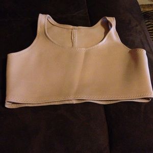 Beige Crop Top