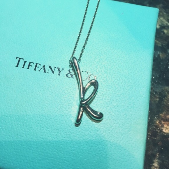 Tiffany & Co. "K" necklace
