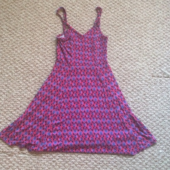 Tribal print skater dress