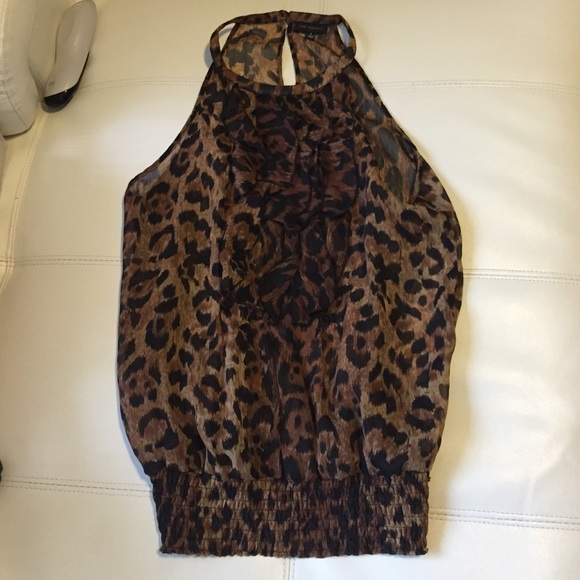 Leaped tank with elastic waist band