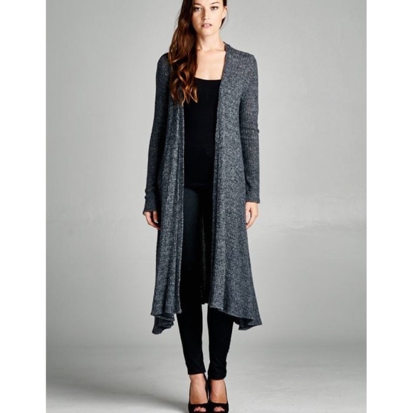 1DAYSALE "Revival" Longline Maxi Cardigan - Picture 2 of 4