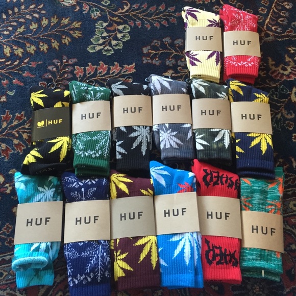 HUF Accessories - Authentic Huf socks lot plantlife 1 day special