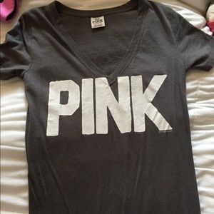 Grey Victoria's Secret Pink shirt