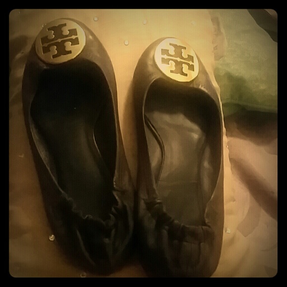 Brown Tory Burch flats