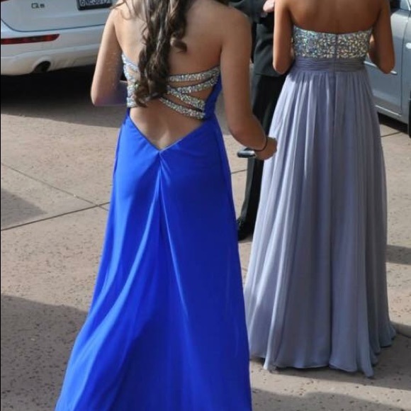 Blue Prom Dress - Picture 2 of 3
