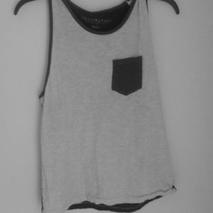 Areo white/blue tank top