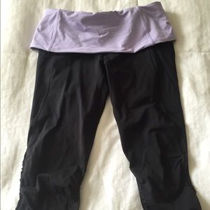 Lululemon Foldover Crops