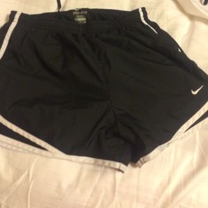 Black Nike shorts