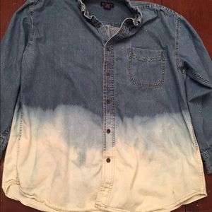 Ombré denim shirt