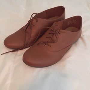 Brown oxfords