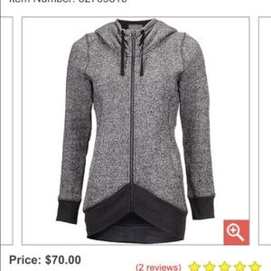 Bloom women's full zip hooded yoga jacket