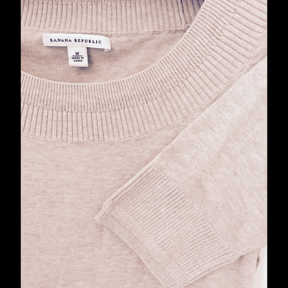 Banana Republic cotton knit short sleeve top