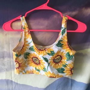 [AA] Sunflower Crop Top