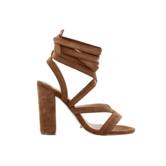 Tony Bianco Shoes - Tony Bianco Suede Wrap Heels