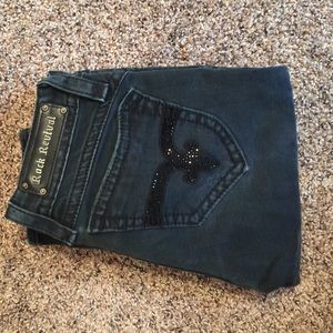 💥💥💥Rock revival black jeans💥💥💥