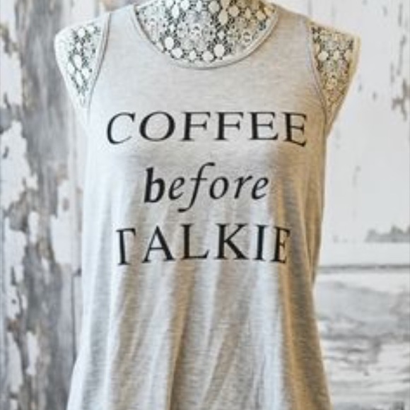 Coffee before talkie size large
