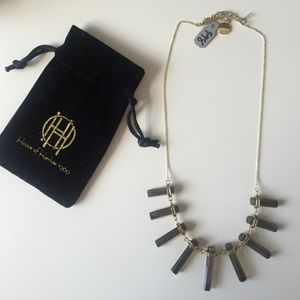 House of Harlow Grey Chrysalis Necklace