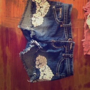 Lace shorts