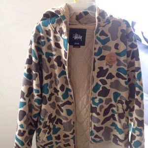 Stussy bomber jacket size: medium