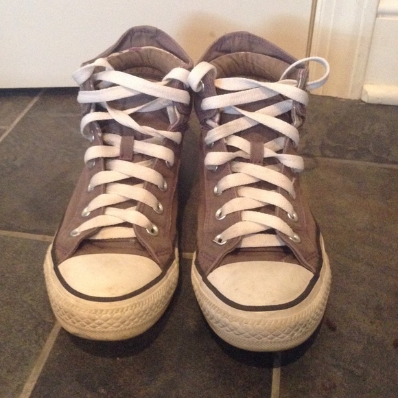 Grey high top converse - Picture 1 of 4