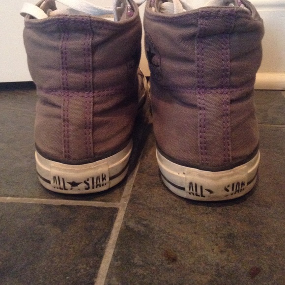 Grey high top converse - Picture 3 of 4