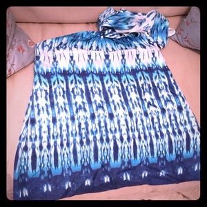 Banana Republic silk strapless top - XS