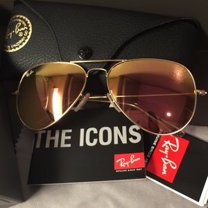 Ray ban light pink aviator