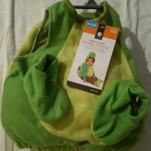 Plush Boy/Girl Turtle Costume Size 6-12 Months