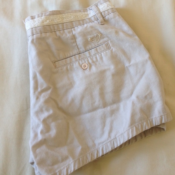 Tan Roxy Shorts