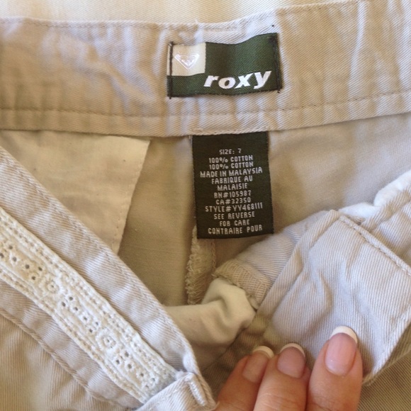 Tan Roxy Shorts - Picture 3 of 3