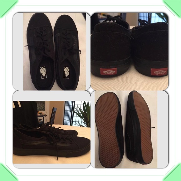 Vans Shoes - All black Van's shoes unisex