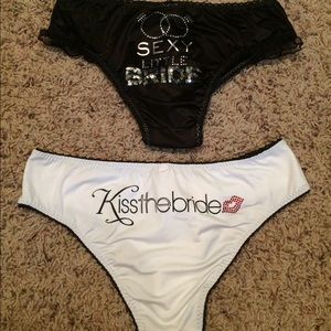 NWT - Two Victoria's Secret bride bling underwear