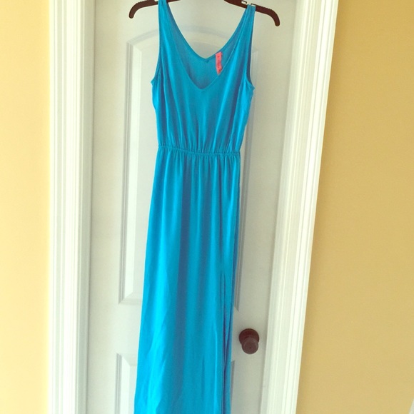 Eight sixty blue maxi dress