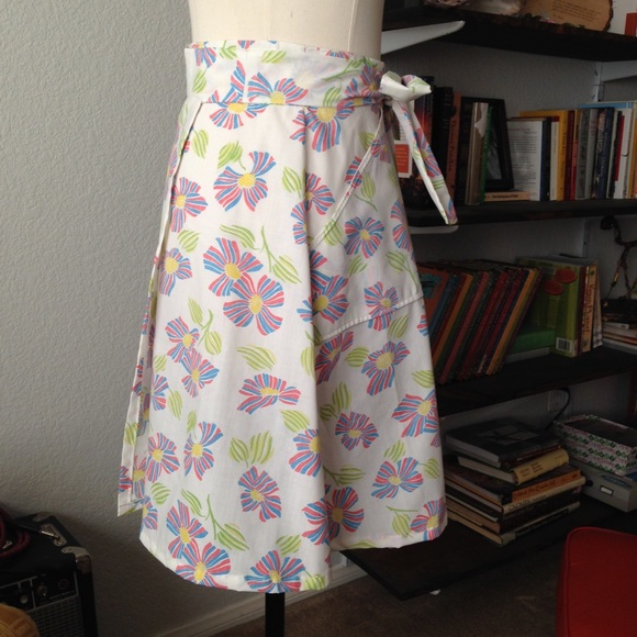 Handmade vintage wrap skirt - Picture 4 of 4