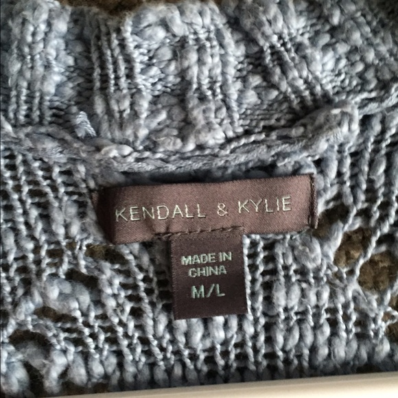 Kendall & Kylie blue knit cardigan - Picture 2 of 2
