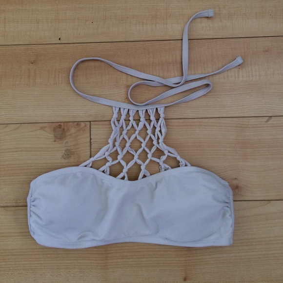 White bikini top
