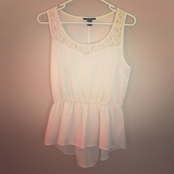 Lacey tank top