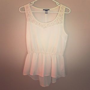 Lacey tank top