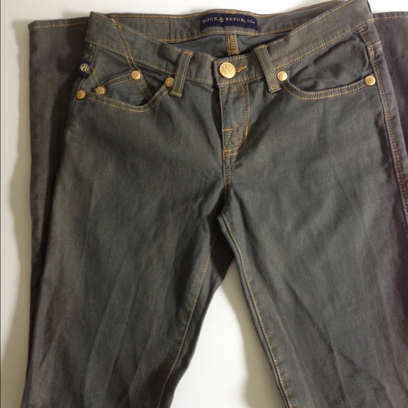 Rock & Republic Berlin Metallic Jeans - Picture 4 of 4