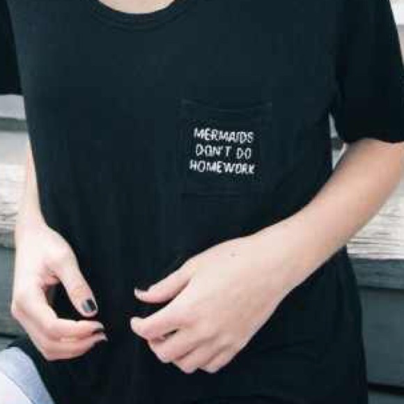 Brandy Melville Mermaids Don't do homework