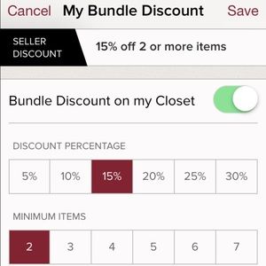 BUNDLE DISCOUNT