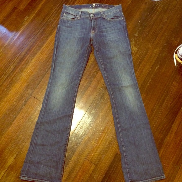7 for all Mankind skinny boot cut jeans