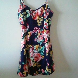 Ambiance Apparel Flowered Summered Short Dress!